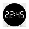New Creative Alarm Clock Minimalist Digital LED Clock Home Bedside Table Clock Plastic Desk Clock