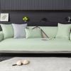 Cool Ice Silk Sofa Cushion Summer Summer Summer Mat Non-Slip Seat Cushions Summer Light Luxury Sofa Cover Cloth