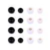 50-400pcs Acrylic Beads 6/8/10/12/14/16mm Black White Solid Color Large Hole Round Loose Beads For Jewelry Making DIY Necklace