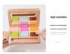 Wooden Children's Makeup Playset: Pretend Play Dressing Table for Girls