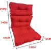 Set of 2 High Back Chair Seat Cushion Dining/Kitchen/Office Chair Pads with Ties Thickened Rocking Chair Cushion, Indoor/Outdoor Furniture Patio
