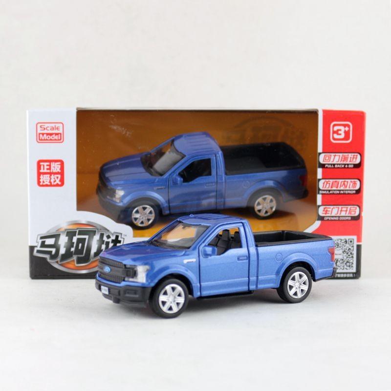 Alloy Car Model Ford F150 Pickup Toy With Open Window For Kids Collectors
