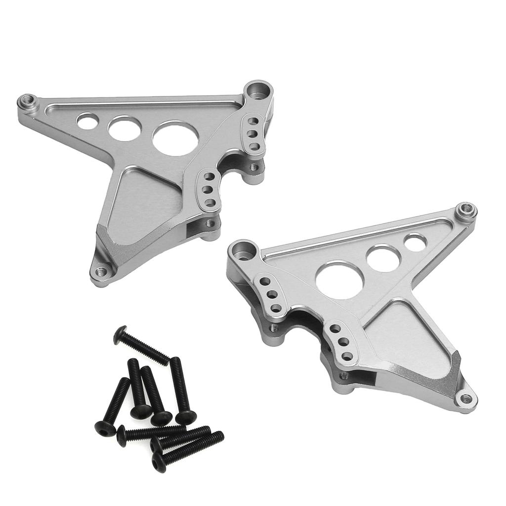 2ks Kovové držáky zadních tlumičů Shock Tower 8538 8538X Náhrada za Traxs Unlimited Desert Racer UDR 1/7 dálkové ovládání Upgrade do auta Náhradní díly Příslušenství