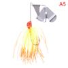 1 Piece Spinnerbait Fishing Lure Wobbler Spinner Cure Chatterbait For Bass Pike Walleye Sea Fishing
