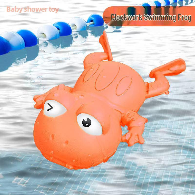 

Summer Clownfish Clockwork Bath Toy for Children and Babies - Wind-up Little Frog Water Play Toy