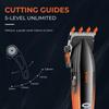 New VGR V-889C 9000RPM Hair Cutting Machine Hair Trimmer Adjustable Barber Clippers Metal Clippers Charging Base Trimmer for Men Home Razor Shaver