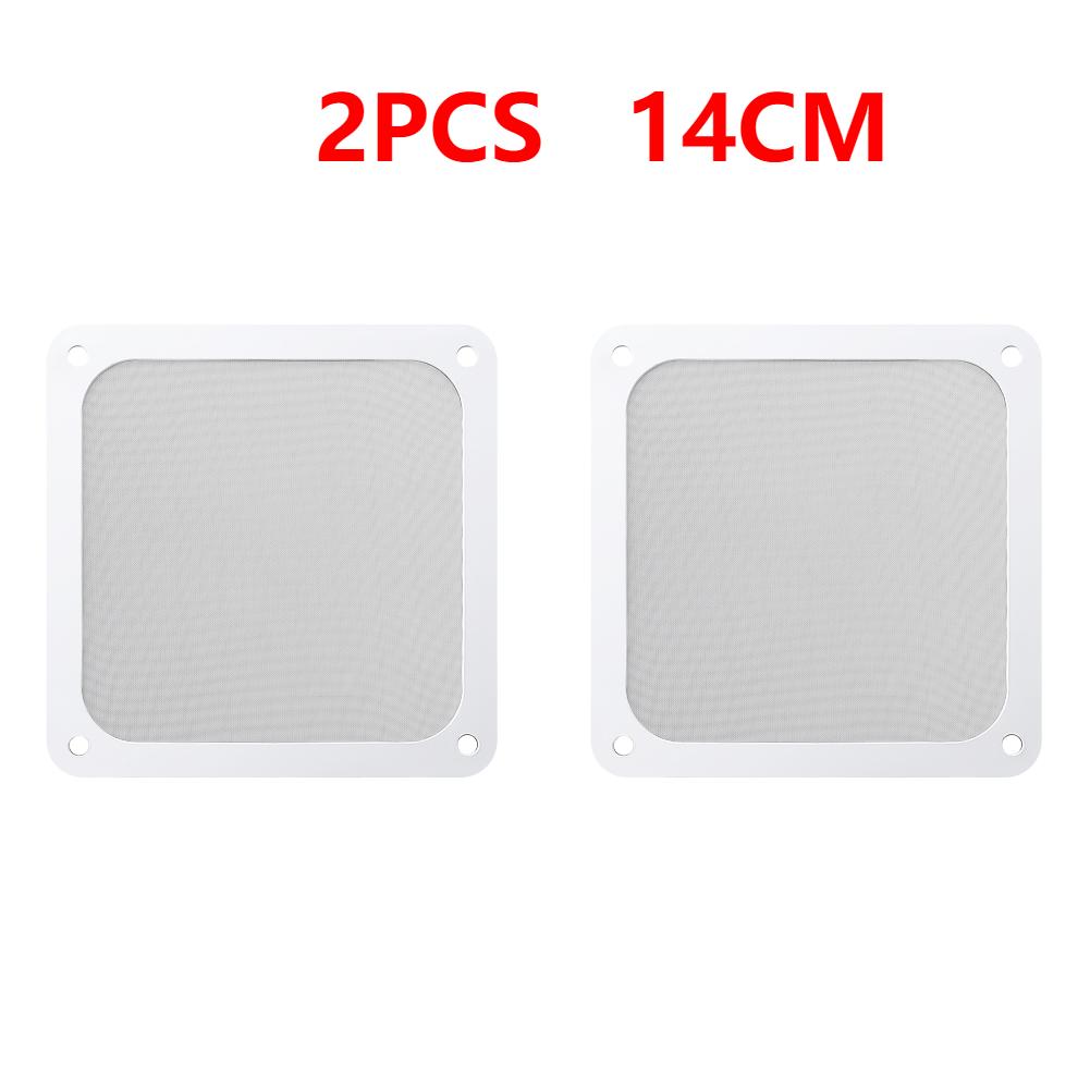 8-14cm PC Case Filter Net Cooling Fan Dust Filter Magnet Dustproof Mesh Cover Computer Chassis Net Guard Computer Accessories