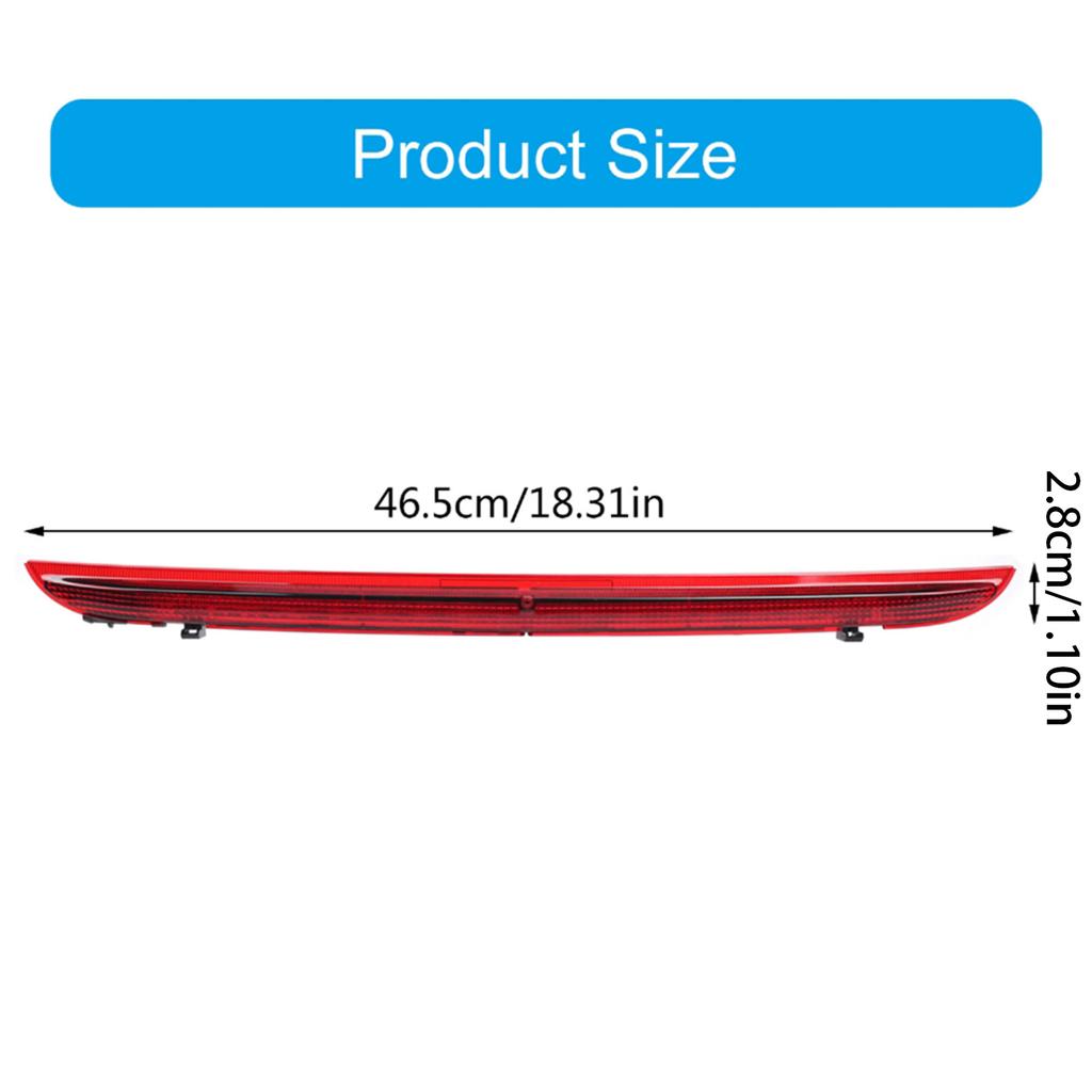 LED Third Tail Stop Light Replace 7L6945097B 7L6945097C for Touareg 2004-2010 Center Rear Roof Light Third Parking Light