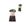 MOC UV Printing Military Building Blocks Accessories Soldier Figures  Special Forces Army Sniper Police Bricks Toy Children Gift