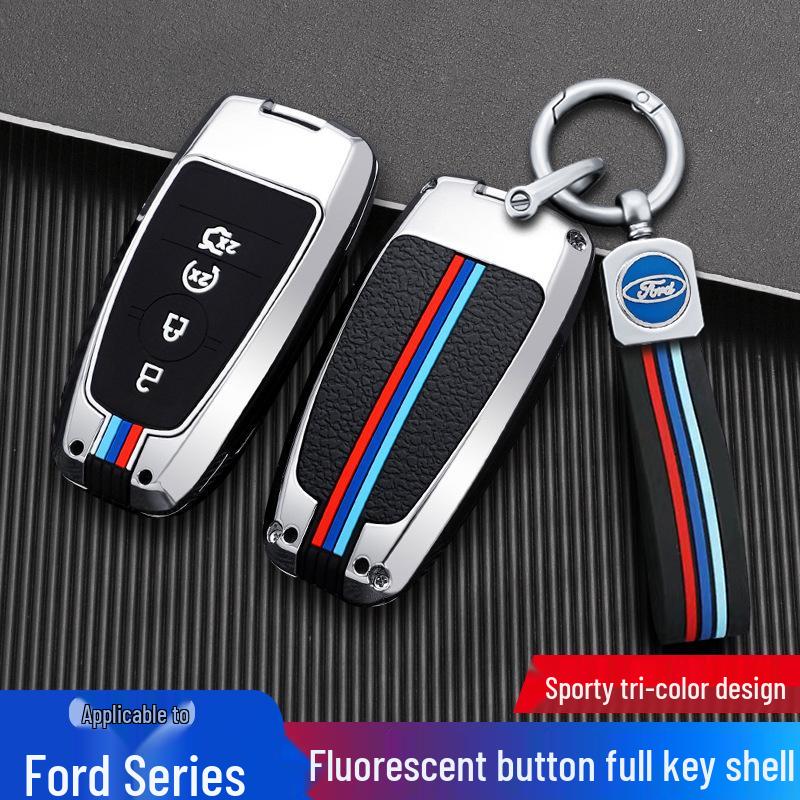 2020 Ford Escape & 2022 Mondeo Edge Two-Button Car Key Case