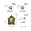Miniature Tree Door and Openings Kit Whimsical Design Luminous Mystical Hideaway Decor Weather