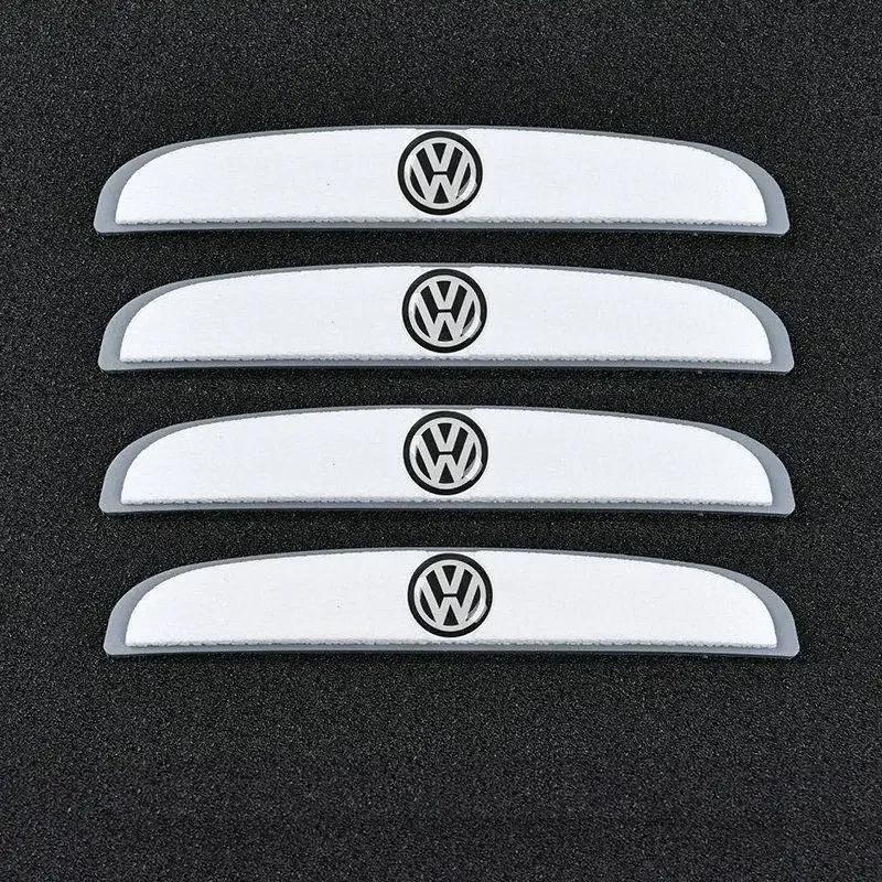 Pro VOLKSWAGEN VW 4ks Gumové Samolepky na Dveře Auta proti Srážce Pásky na Nárazník pro Volkswagen Golf 6 7 Passat B5 Jetta Lavida