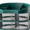 Jewelry Container with Rotatable Drawers Cosmetic Storage Box for Lipstick Dorms