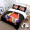 Cute Fox Noodle Art Set Soft Comfortable Duvet Cover Bedding Set Included 1*Duvet Cover & 2*Pillowcases, Gift