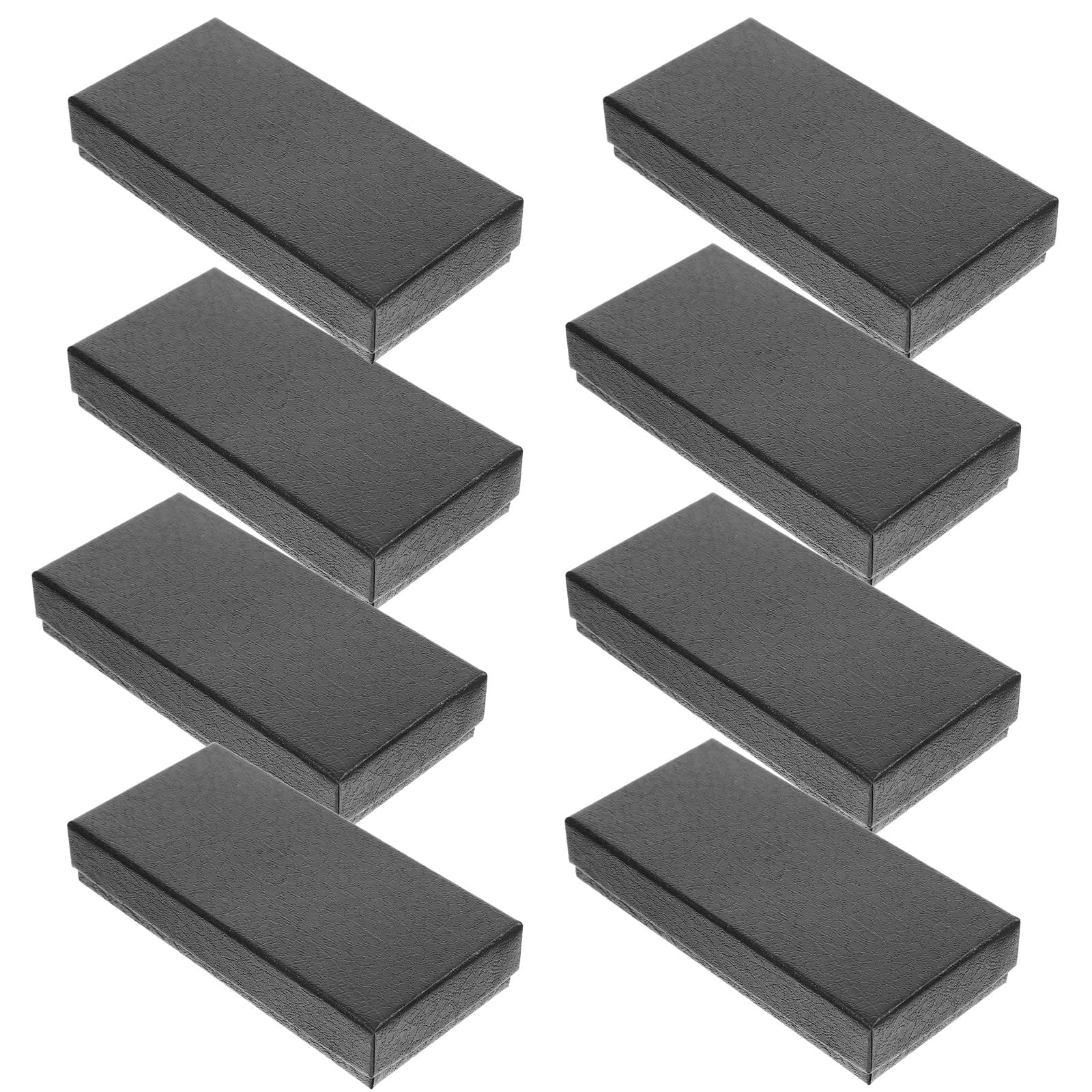 

HOMSFOU Paper Rectangular Watch Boxes, Set of 10, with Sponge-Lined Cases, for Storing and Packaging Watches, Suitable for Men and Women.