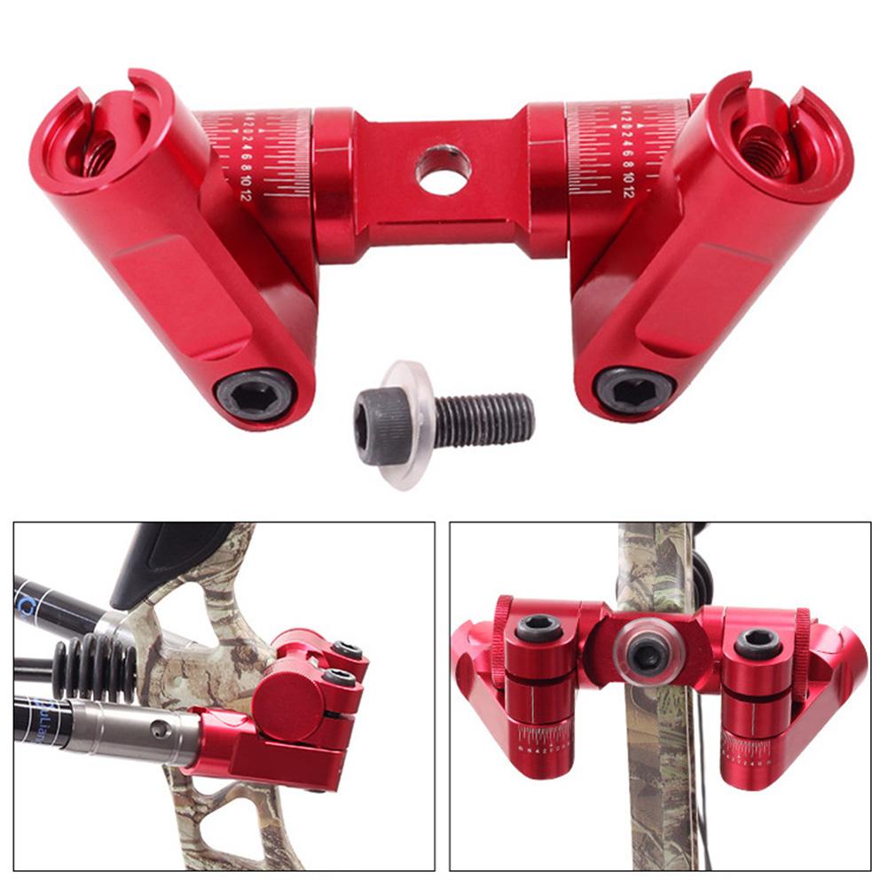 Double Side V Bar Archery Rod Stabilizer Adjustable Quick Disconnect Mount Double Side V Bar Archery Rod Stabilizer Adjustable Quick Disconnect Mount
