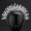 2023 Pearl Glass European Bridal Headdress - Grand Entrance Crown & Handmade Hair Accessories