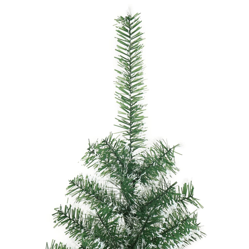 Vidaxl Sztuczna Choinka, Ośnieżona, Zielona, 210 Cm