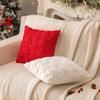 Christmas Tree Pillow Covers Golden Light String Cushion Case New Pillow Cases  for Xmas Party