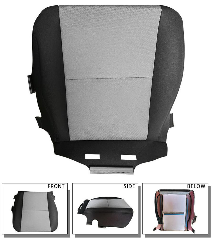 Potah sedadla řidiče spodní látkový pro 07-14 Chevy Silverado1500 2500HD Náhrada