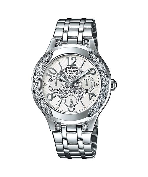 

Casio Men s Stainless Steel 50M Water Resistant Analog Quartz Watch SHE-3803D-7A белый