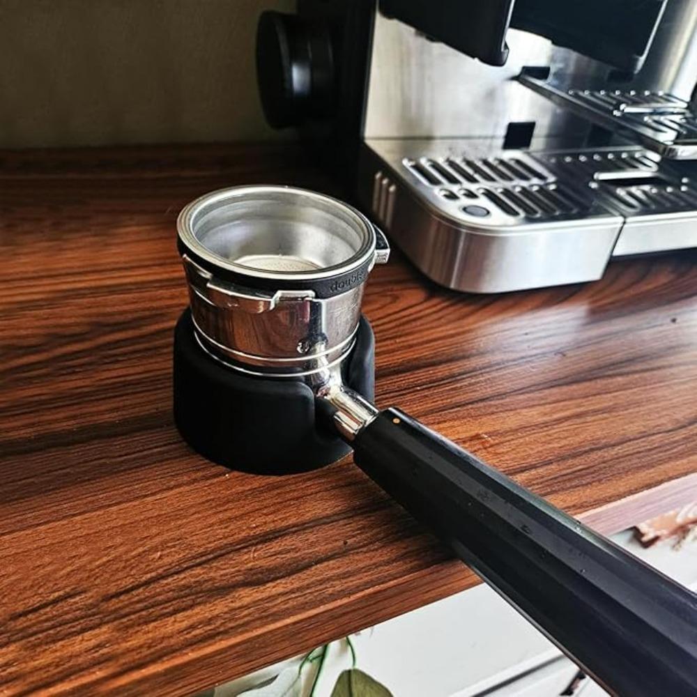 Silicone Coffee Tamper Station Anti-Slip Coffee Tamper Mat Coffee Tamper Base  Water Bar