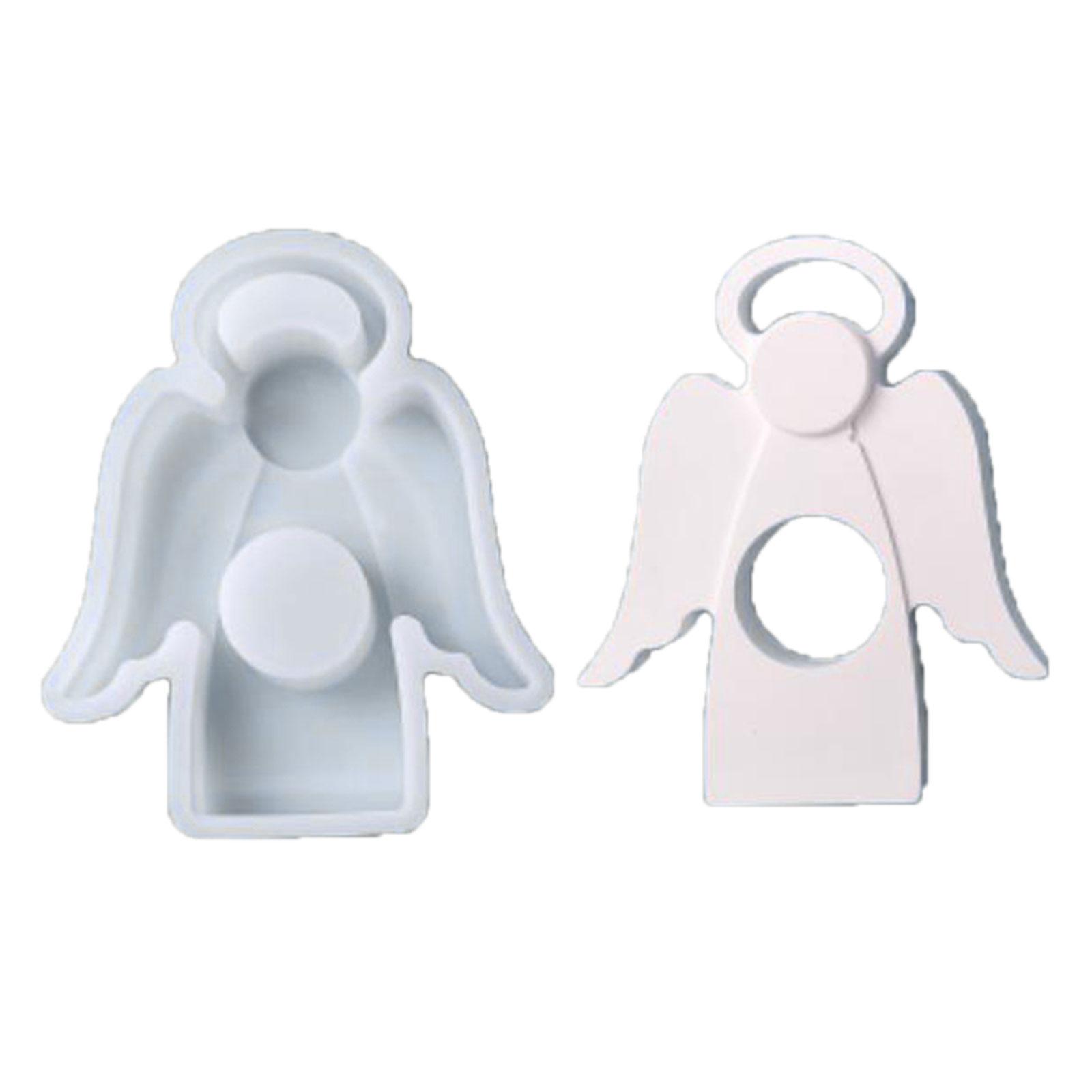 

Форма для свечи Hollow Angel 3D Angel силиконовые формы смоляные формы DIY формы для выпечки формы для изготовления свечей украшения для дома A