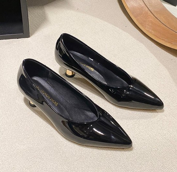 New Designer Pointed Toe Low Heels Women Pumps Shoes Fashion Shallow Slip On 2026 Spring Autumn Dancing Party Low Heel Shoes