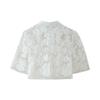 European and American French women's lace short-sleeved shirt bow skirt two-piece set