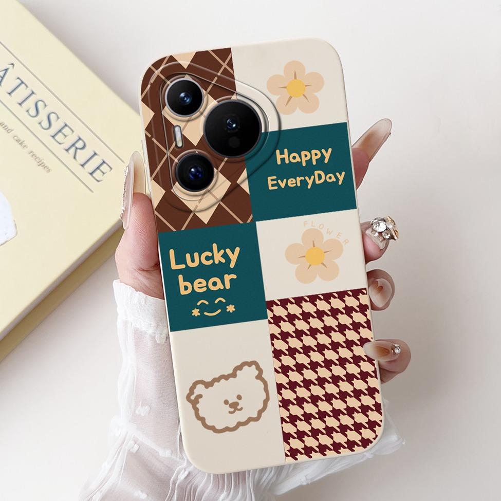 6.6  For Huawei Pura70 ADY-LX9 ADY-AL00 Back Cover For Huawei Pura 70 Case Silicone Fashion Luxury Cute Cool Shockproof Bumper Huawei Pura 70