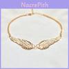 Bohemia Angel Wings Feather Pendant Necklace With Electroplated Alloy For Fashion Accessory