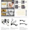 Bicycle Wall Storage Rack Anti-Scratch Heavy Duty Bike Suspension Bracket for Indoor Home Apartment Use