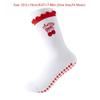 Cotton Pilates Socks Harajuku Street Mid Tube Socks New Cherry Embroidery Socks