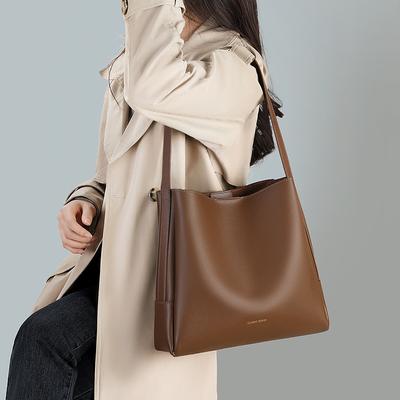 Sac Seau, Sac Messager en Cuir, Sac à Bandoulière Grande Capacité, Sac Haut de Gamme à Épaule Unique pour Femme Navetteuse