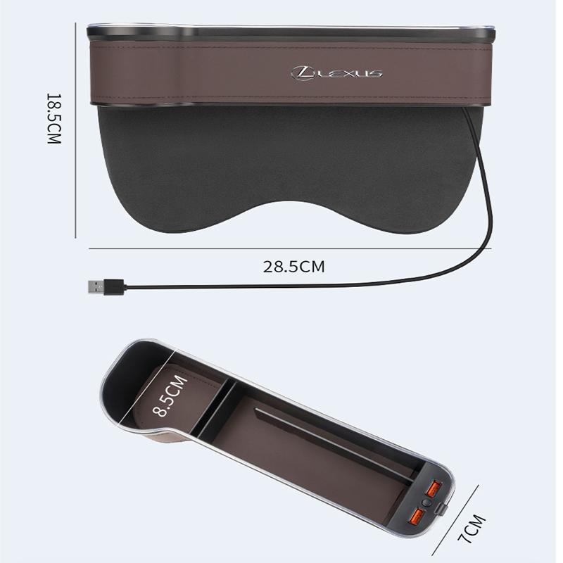 lexus Car Interior Atmosphere Light Storage Box Seat Gap Boxs For Lexus F SPORT ES RX NX LS UX LM LX GX LC RZ IS CT GS RC HS SC