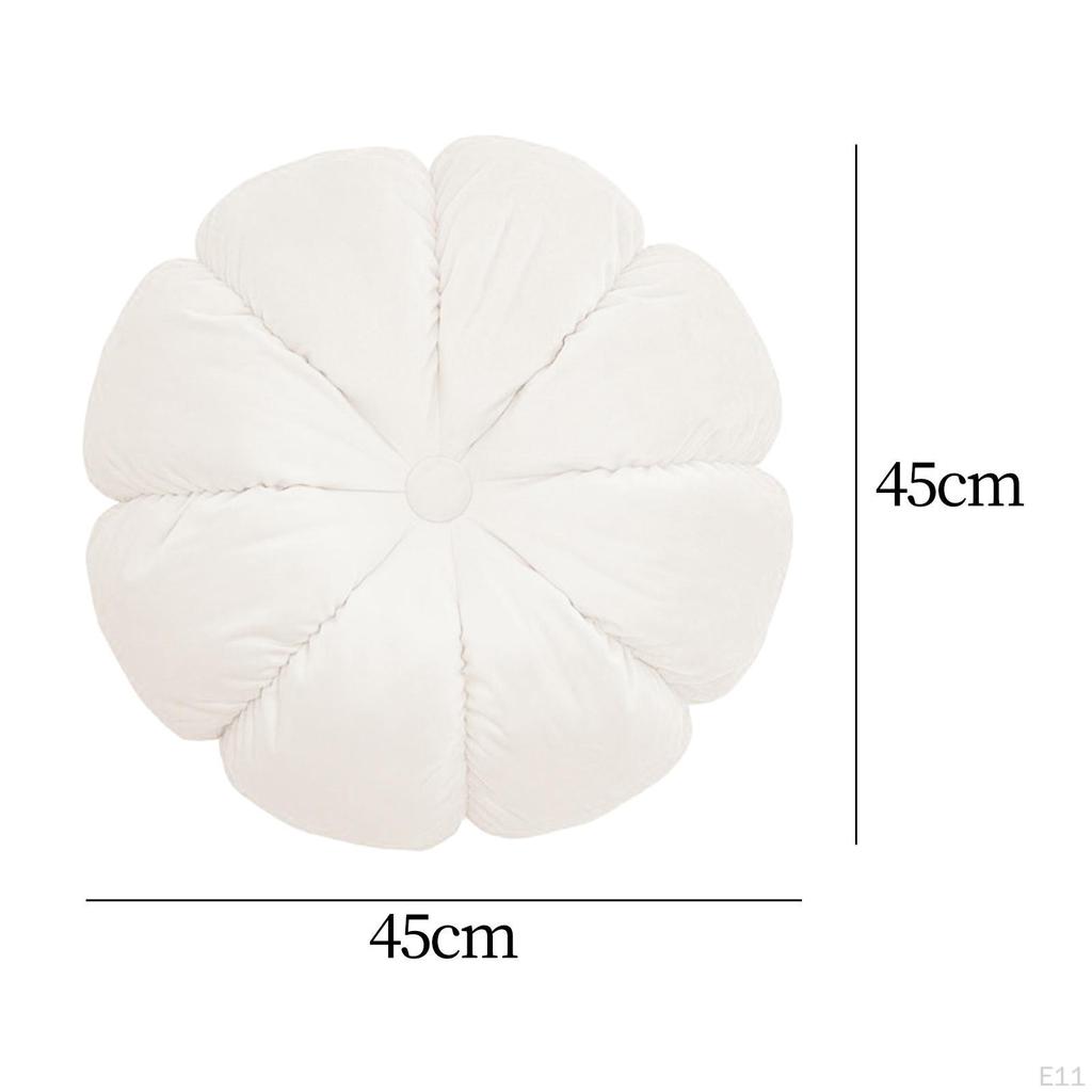 Comfortable Round Throw Pillow for Floor Seating and Chair Cushion