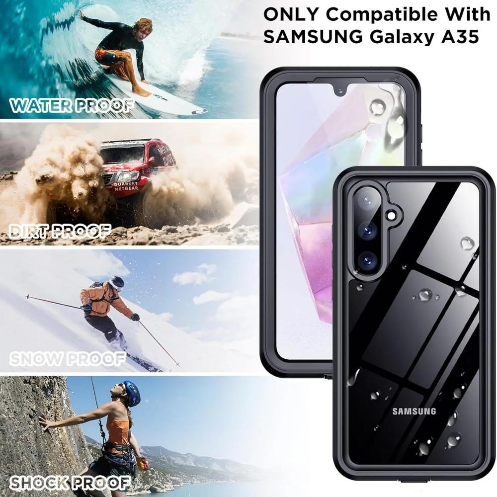 Per Samsung A15 A25 A35 A55 A17 A37 A57 A16 A26 A36 A56 5G Custodia Impermeabile IP68 Subacquea Antipolvere Antiurto Copertura Protettiva