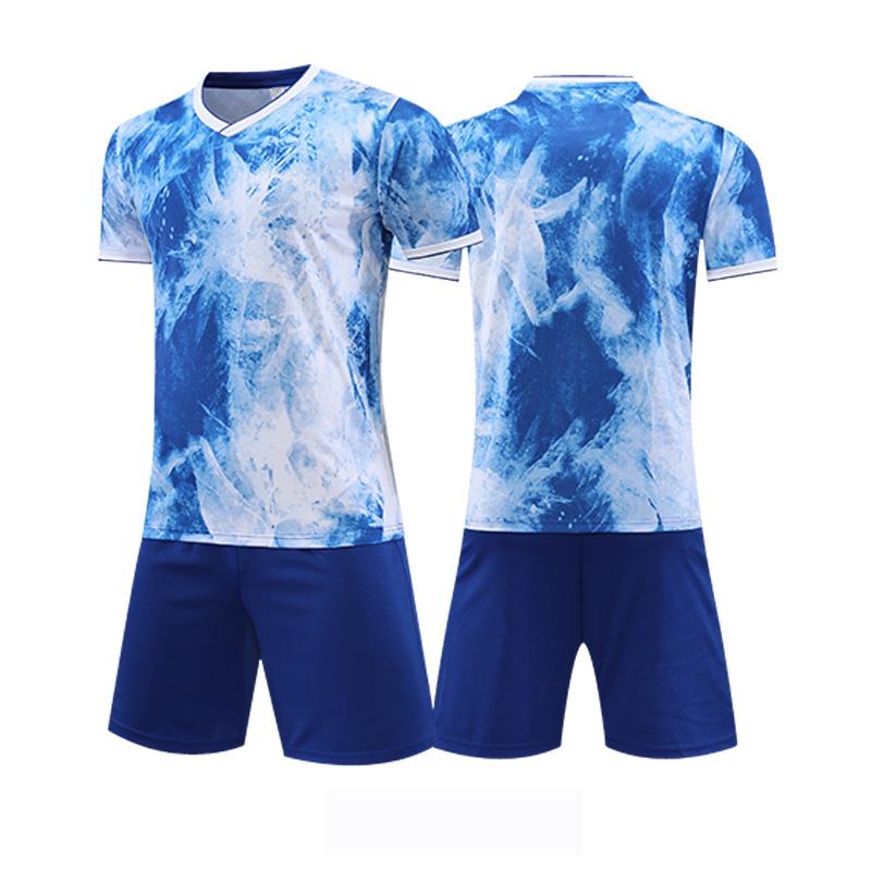 Football Jersey Kids Men Professional Quick-Drying T-Shirt for Sport Trainning Uniforms 100% Polyester Football Suits