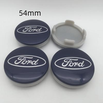 Neuer 2026 Autoaufkleber 4 Stück 3D für Ford 54mm 63mm 66mm Autoemblem Radnaben-Mittelkappe Abzeichen Abdeckungen Aufkleber Decal Styling Auto Zubehör