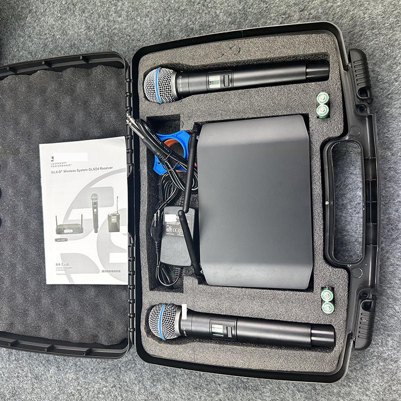 

GLXD4 BETA58A Dual Wireless Microphone - Available Now UK Power Adapter
