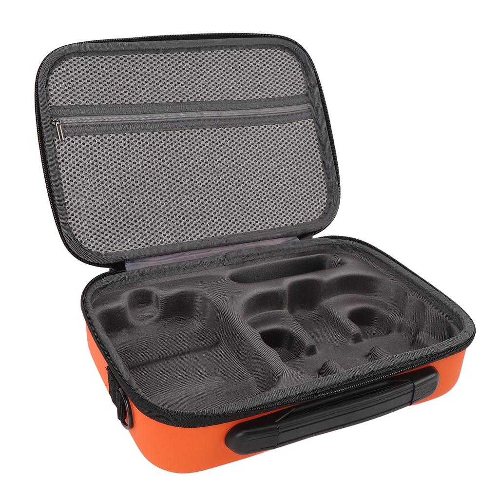 Drone Storage Bag PU Carrying Case with Shoulder Strap for NEO Drone and Accessories Orange