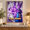 Beerus Custom Name Diamond Painting Personalized 5D Full Drill DIY Diamond Art Home Decor