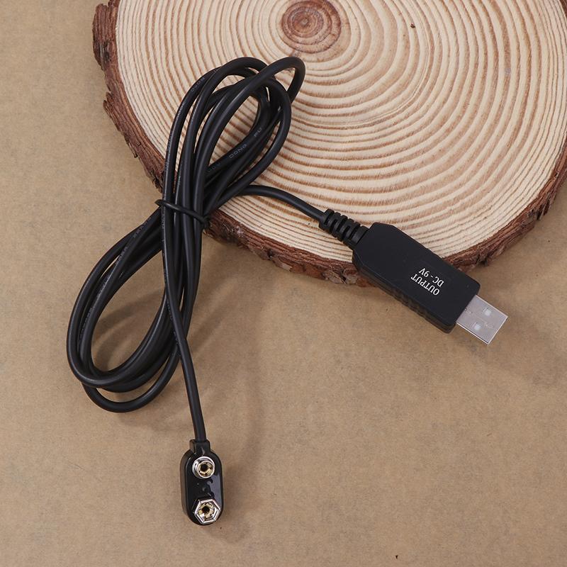 

1Pc 9V Battery Eliminators Usb Cable 9V Converter Power Regulator Line For Multimeter Microphone Toy Remote Control Dropshipping