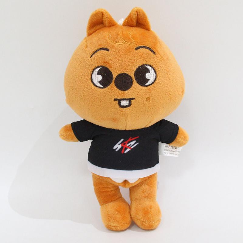 Skzoo brinquedos de pelúcia stray kids anime leeknow hyunjin boneca de pelúcia para crianças fãs presentes