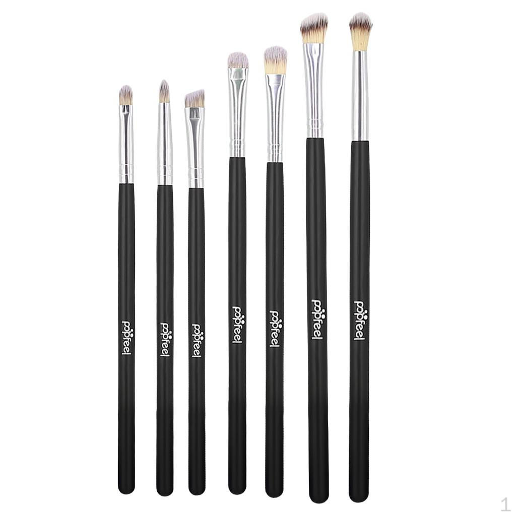 7 Pcs Eyeshadow Brush Eye Makeup Set, Shadow, Eyebrow, , Blending