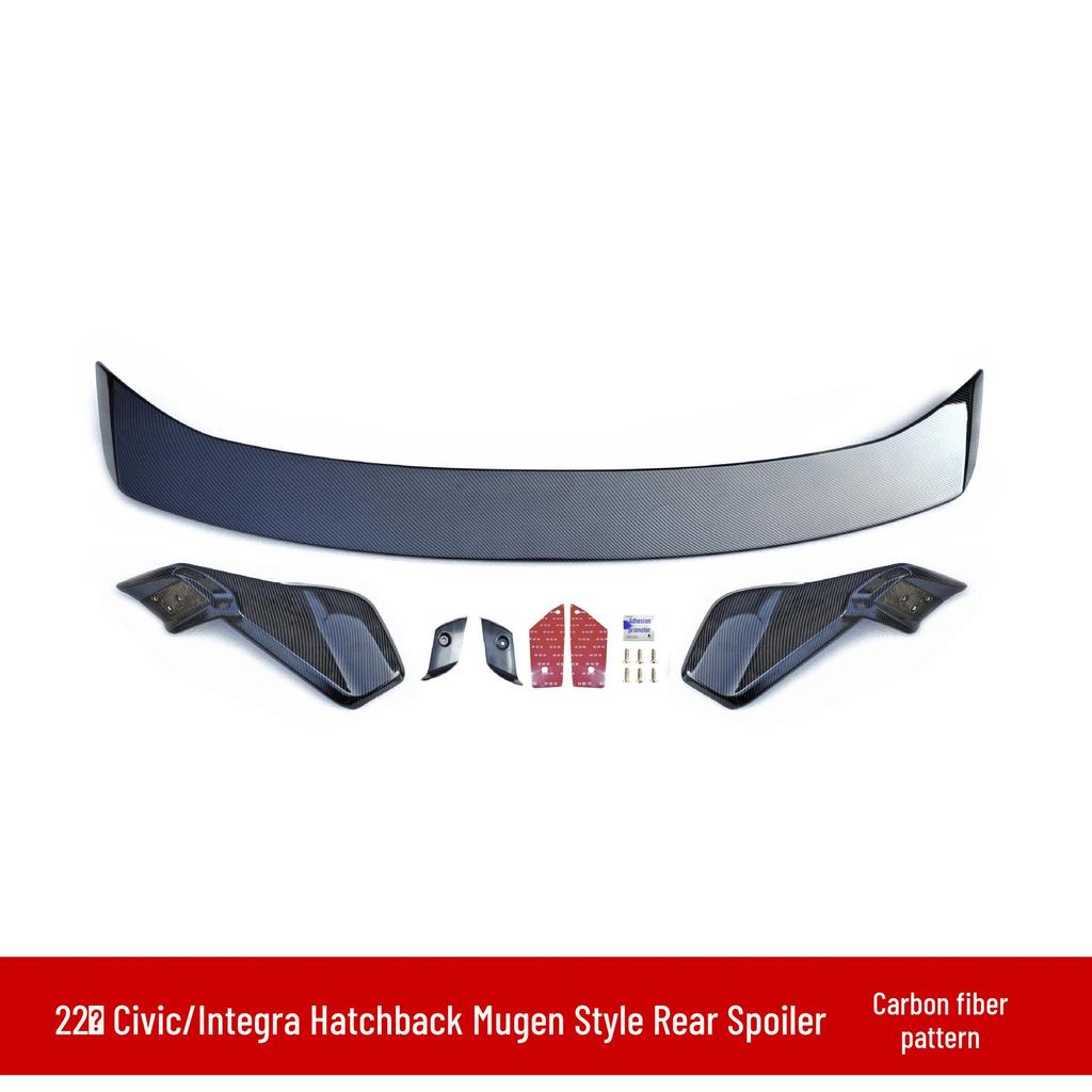 Honda Integra/Civic Front Lip, Rear Spoiler, Side Skirts, Rear Lip, Louvers, and Exhaust Tips Body Kit