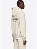 Essentials SS22 Flocked Print Fleece Hoodie