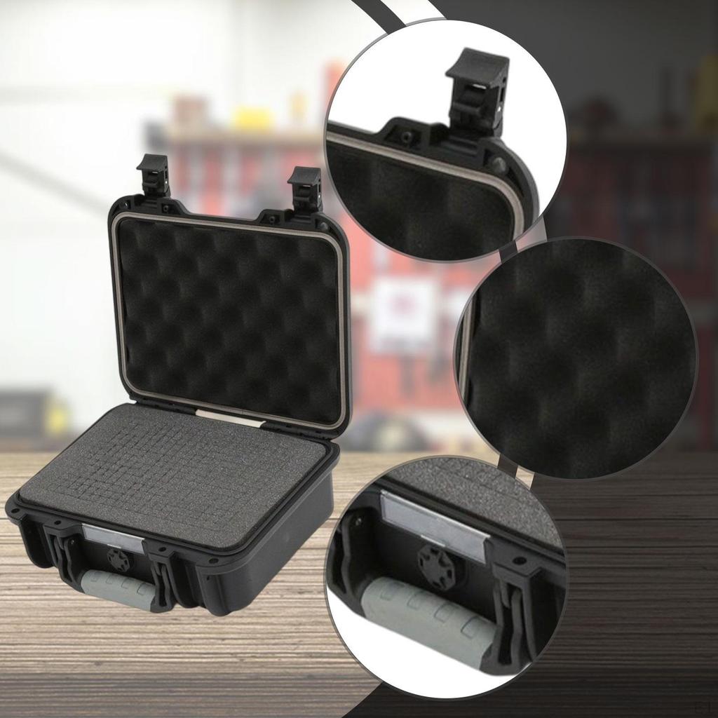 Tool Box Waterproof Hard Case for Travel Suitcase Carrying Storage Testing