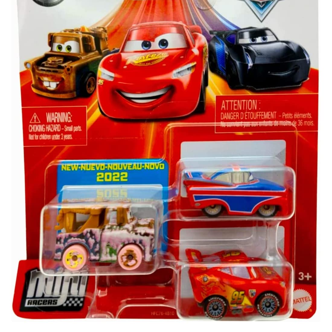 

Тачки 2022 Mattel Mini Racers Литые Мини-Машинки Набор из 3 штук Мыльный Мэтр Молния Маккуин Юнион Джек Рамон Мини Мини Машинка-Персонаж & & Disney-Pixa- [Товар]