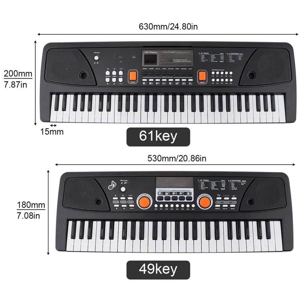 49/61 Keys Children's Electronic Piano Enlightenment Instrument Electronic Keyboard Piano Digital Music Key Board